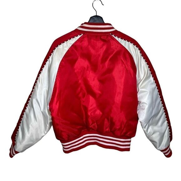 Y2K Raw Blue New York Bomber Jacket - Picture 5 of 9